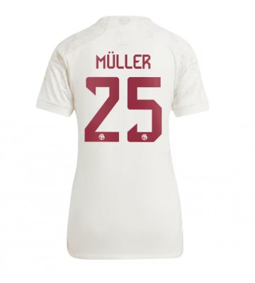 Bayern Munich Thomas Muller #25 Replica Third Stadium Shirt for Women 2023-24 Short Sleeve